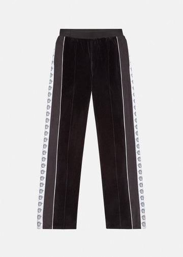 Versace Black White Medusa Track Pants