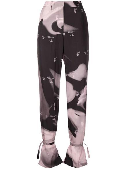 Off-White Liquid Melt Coulisse Formal Pants