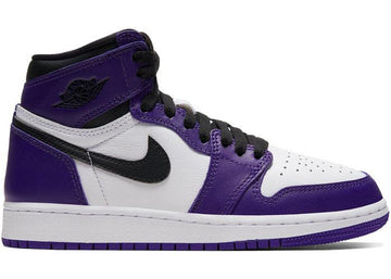 Air Jordan 1 Retro High Court Purple White (GS)
