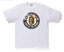 BAPE Year of The Mouse Tee White