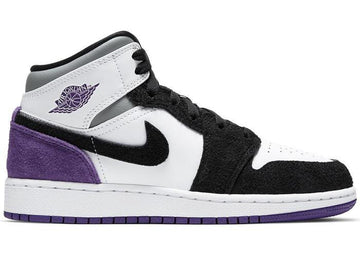 Air Jordan 1 Mid SE Purple (GS)