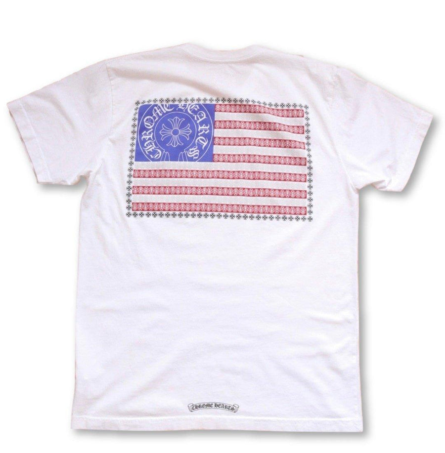 Chrome Hearts American Flag Tee White