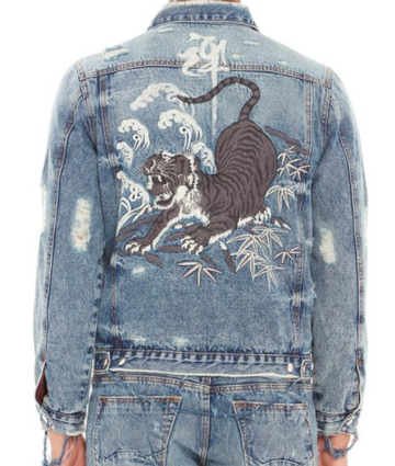 CULT OF INDIVIDUALITY TYPE II REVERSIBLE DENIM JACKET