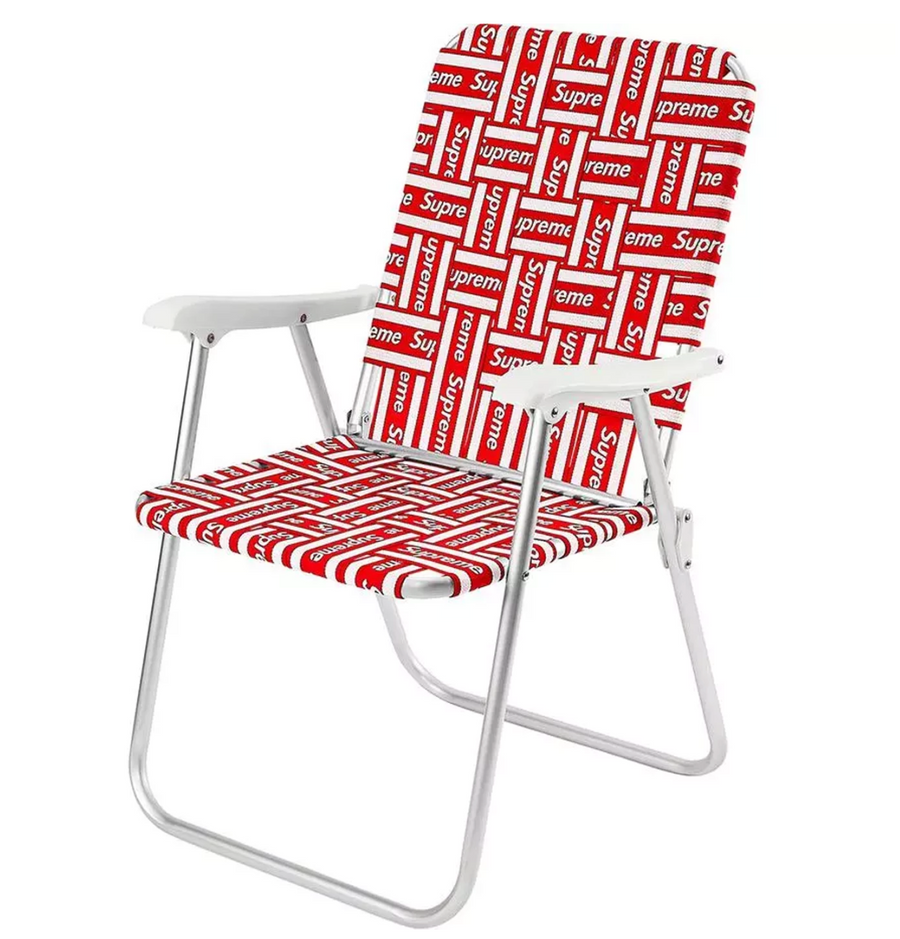 Supreme Lawn Chair Red