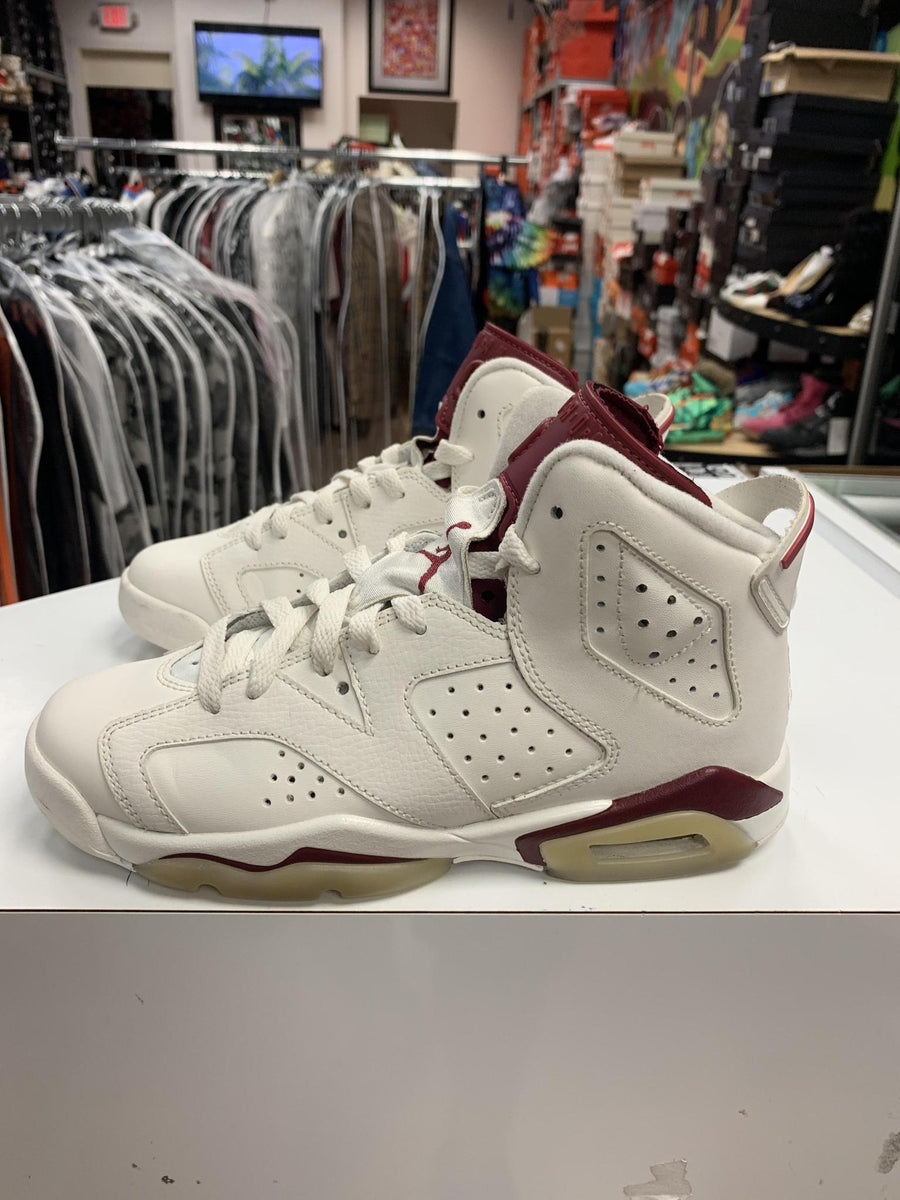 Vnds Jordan 6 Retro Maroon 2015 (GS)