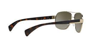 Prada Gold Pilot Sunglasses