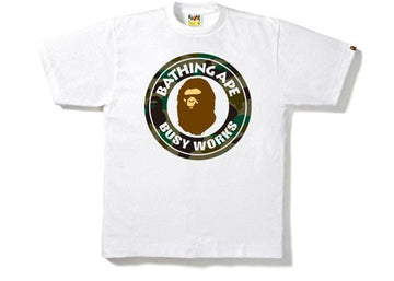 BAPE Color Camo Busy Works T-Shirt White/Green