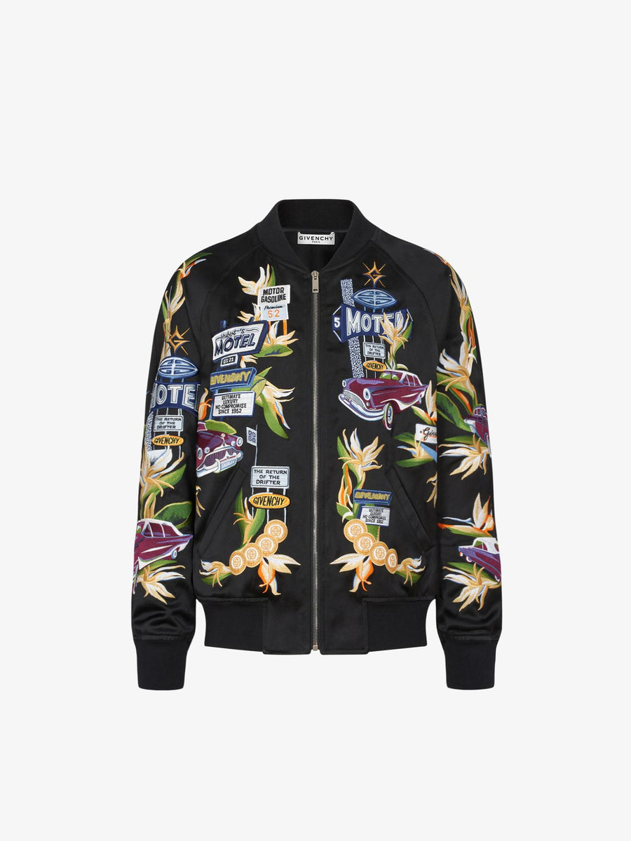 Givenchy Motel Embroidered Multi Colored Bomber