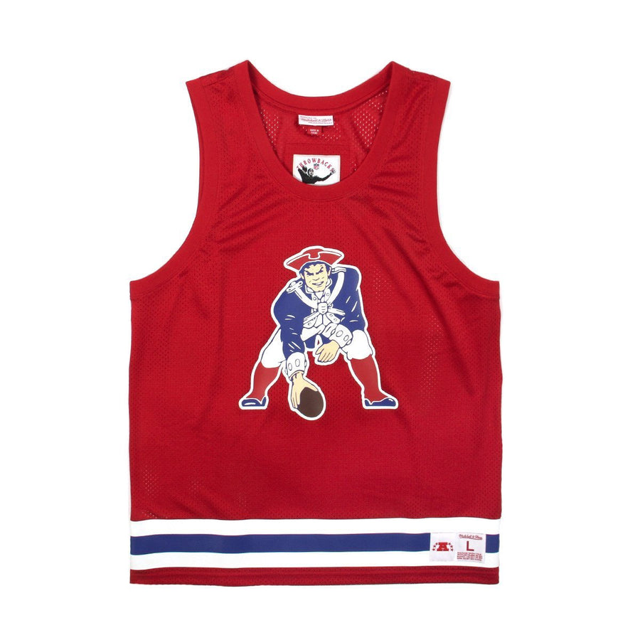 MITCHELL & NESS X CONCEPTS MESH TANK-TOP NEW ENGLAND PATRIOTS