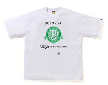 A BATHING APE BAPE$ BO1993A CLASSIC RELAX TEE WHITE