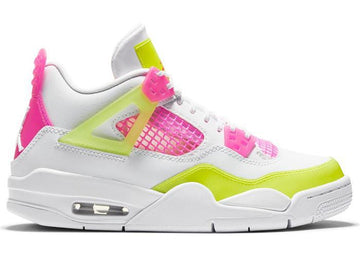 Air Jordan 4 Retro White Lemon Pink (GS)