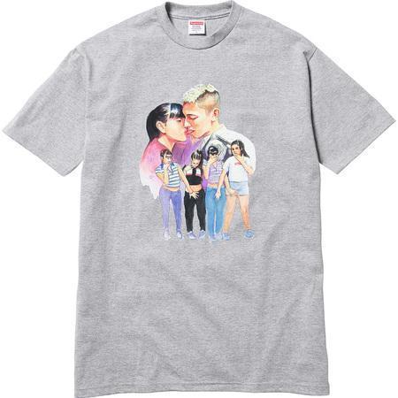 Supreme Kiss Tee Grey