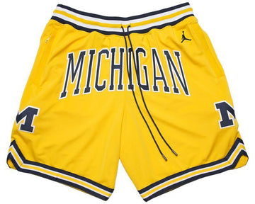 Just Don x Air Jordan Michigan Maize Shorts