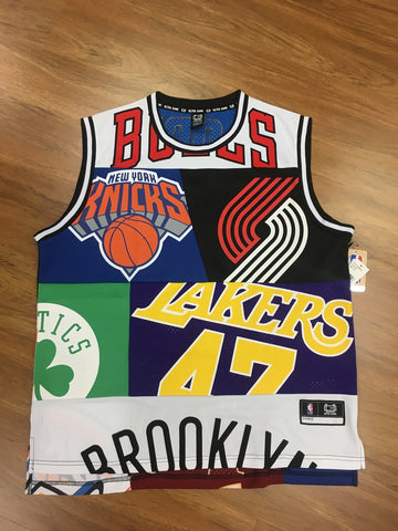 Ultra Game NBA Sleeveless Patch-Work Tank Top