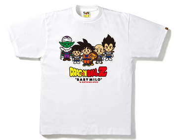 Bape DBZ Friends Tee White