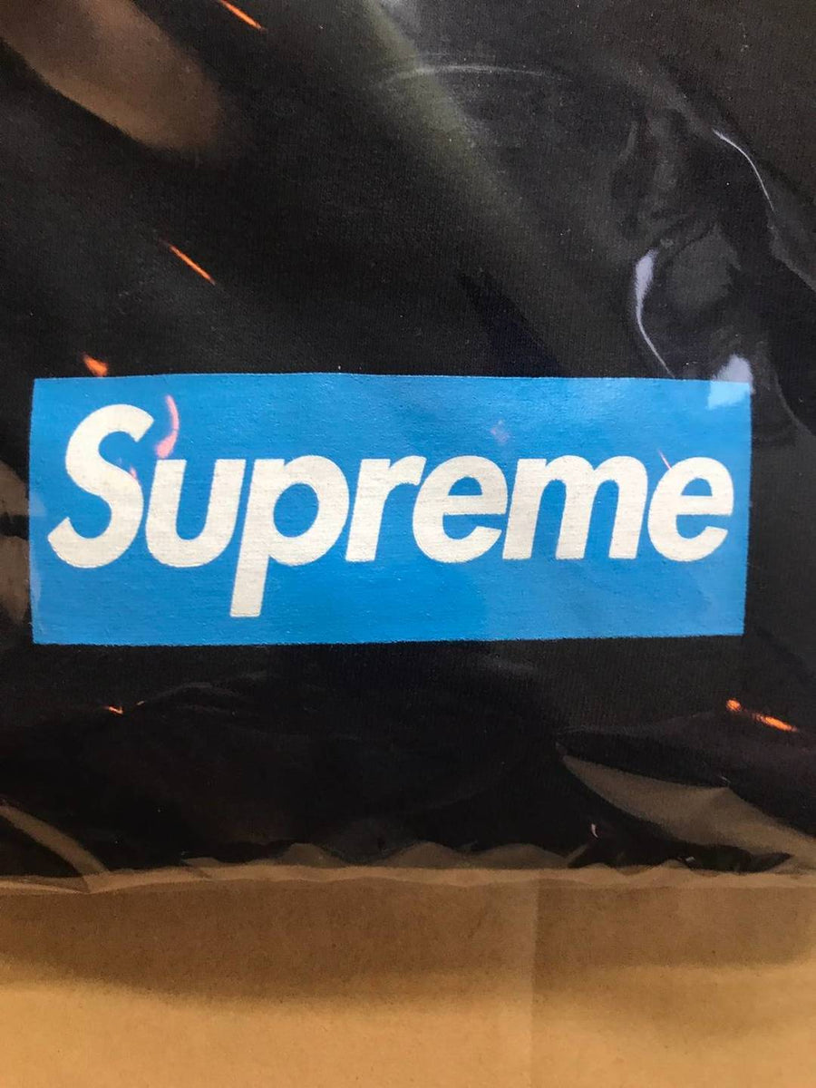 Supreme SS 2005 Box Logo Blue on Black
