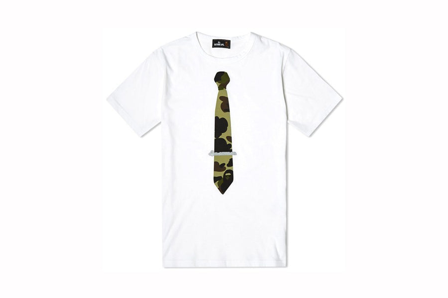 Mr Bathing Ape Camo Tie Tee