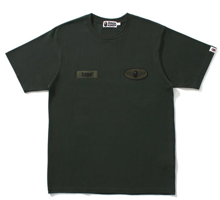 Bape Mil Patch Tee Green