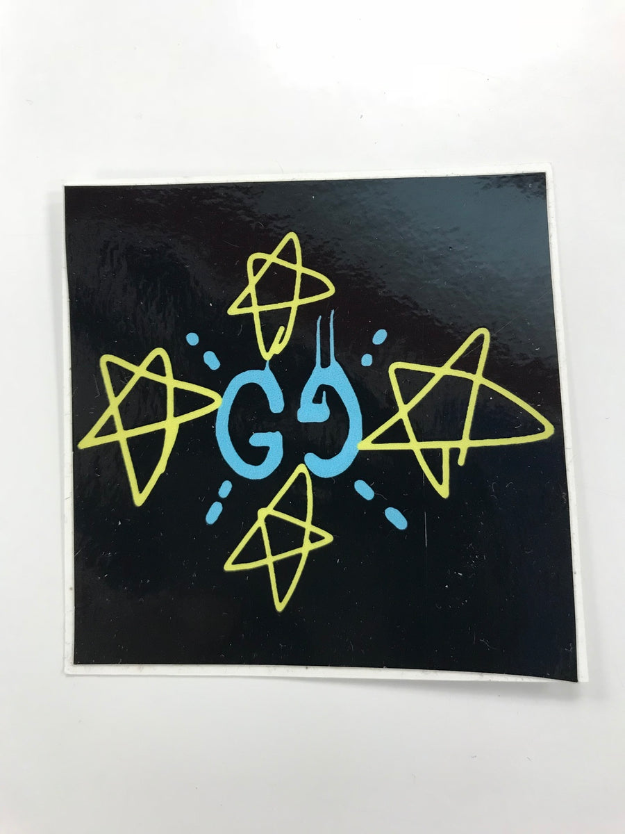 Gucci Ghost 5 Point Star Sticker