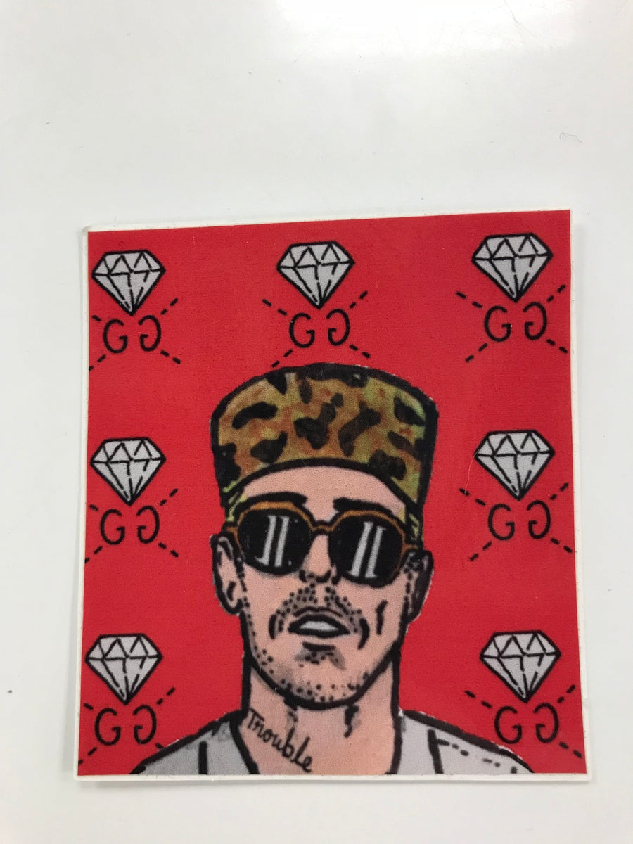 Gucci Ghost Diamonds All Around Sticker