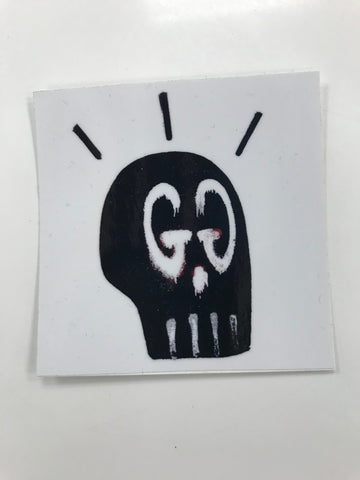 Gucci Ghost Skull Sticker