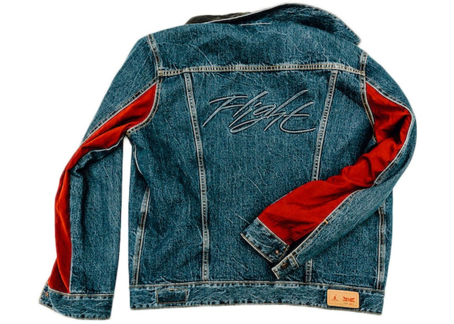 Air Jordan x Levis Reversible Trucker Jacket Indigo