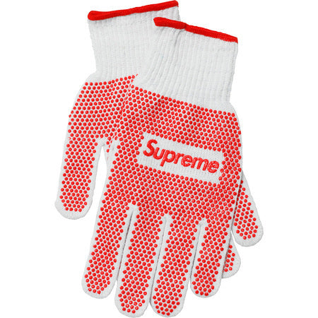 Supreme Grip Work Gloves White