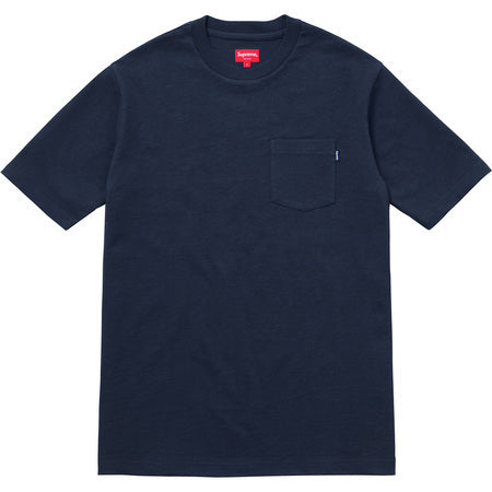 Supreme Pocket Tee (SS18) Navy