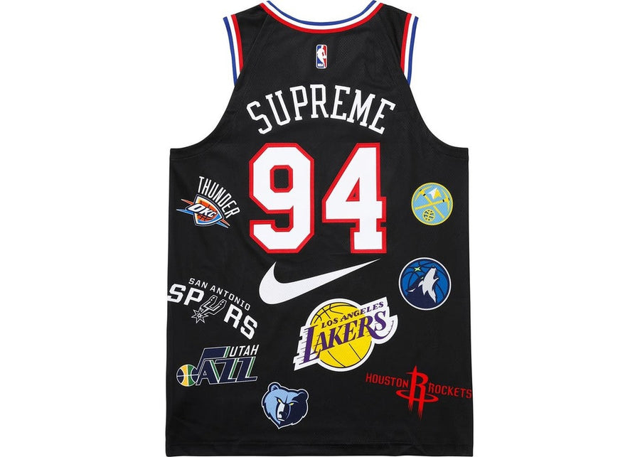 Supreme Nike / NBA Teams Authentic Jersey Black