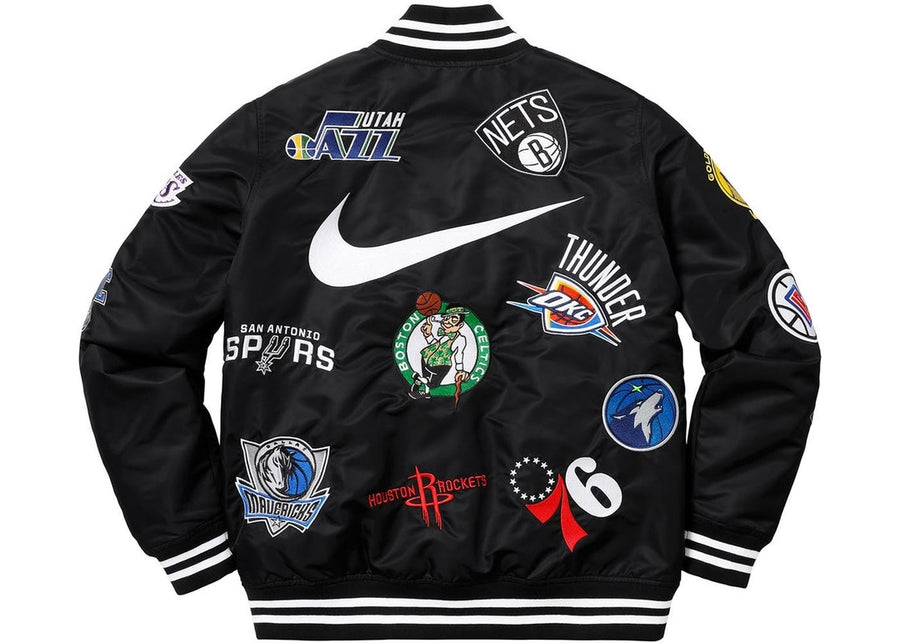 Supreme Nike NBA Teams Warm-Up Jacket Black