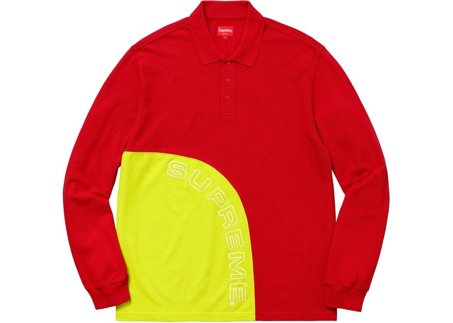 Supreme Corner Arc LS Polo Red