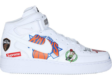 Air Force 1 Mid Supreme NBA White