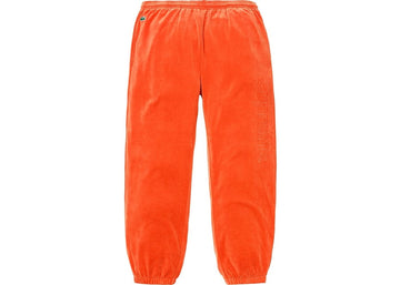 Supreme Lacoste Velour Track Pant Orange