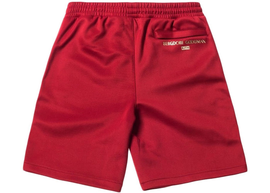 Kith x Bergdorf Goodman Track Short Scarlet Red