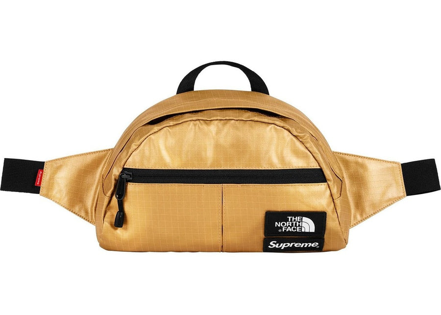 Supreme The North Face Metallic Roo II Lumbar Pack Gold