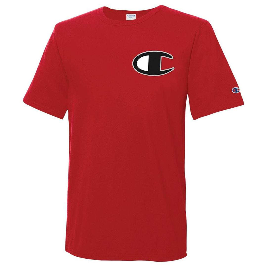 Champion Big C Patch Tee Red