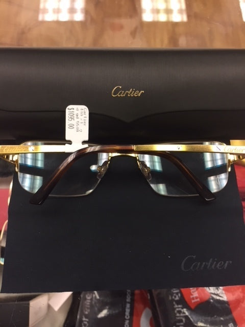 Cartier Eyeglasses Gold Frames