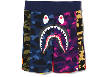 Bape Mix Camo Shark Shorts Multi