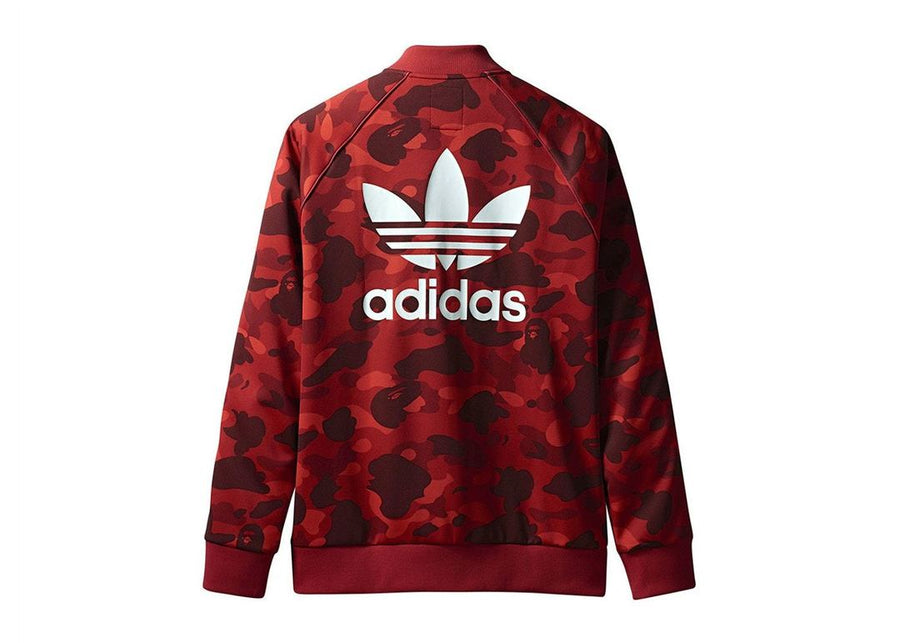 Bape x Adidas Adicolor Track Top Raw Red