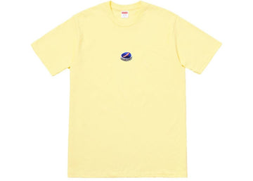 Supreme Bottle Cap Tee Pale Yellow