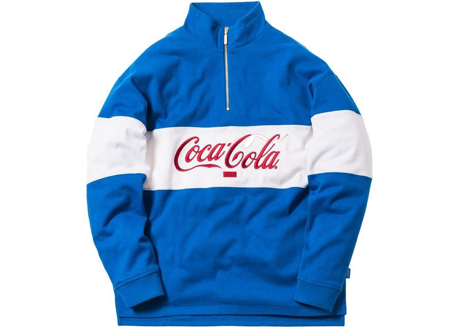 Kith x Coca-Cola Quarter-Zip Rugby Blue
