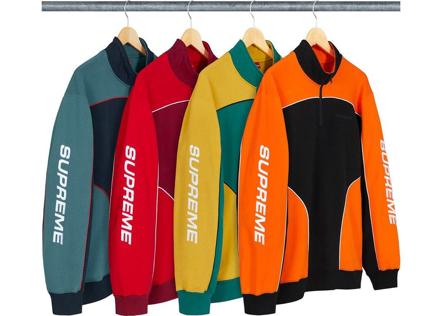 Supreme Speedway Half Zip Sweatshirt Red