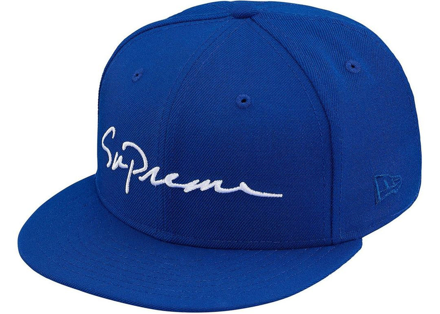 Supreme Classic Script New Era Cap Royal