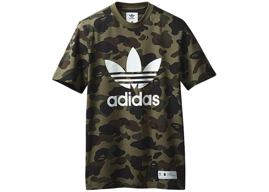 Bape x adidas adicolor Tee Olive Cargo