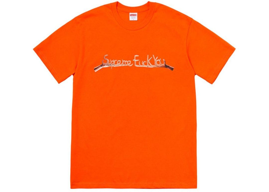 Supreme Fuck You Tee Orange