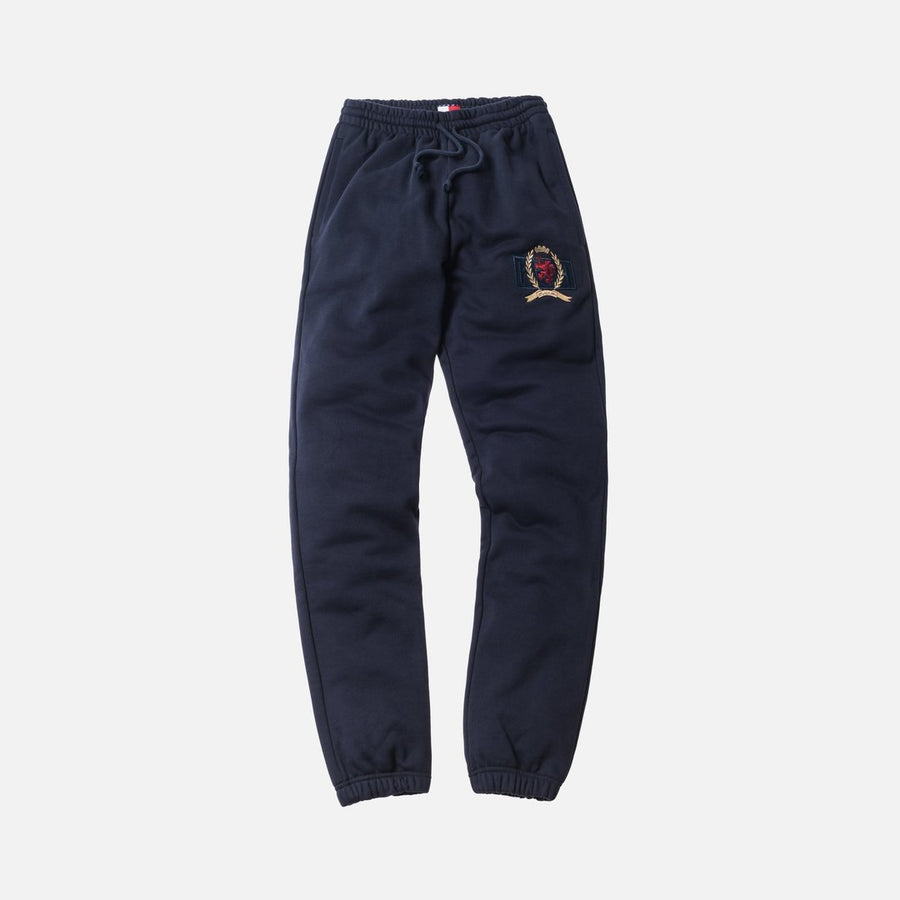 KITH X TOMMY HILFIGER CREST FLEECE PANT NAVY