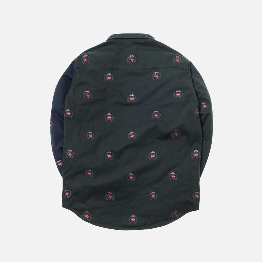 KITH X TOMMY HILFIGER TWILL CREST WOVEN SHIRT MULTI