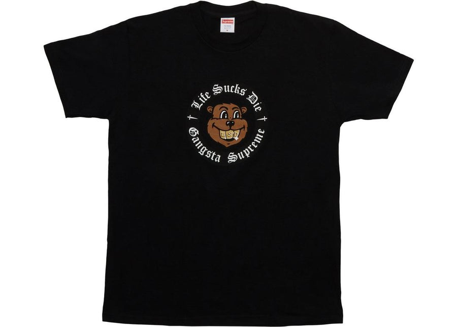 Supreme Life Sucks Die Tee Black