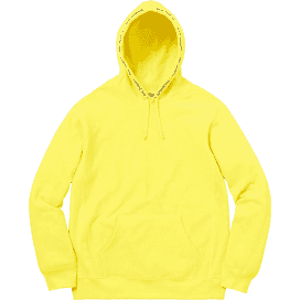 Supreme Channel Hooded Sweatshirt Lemon