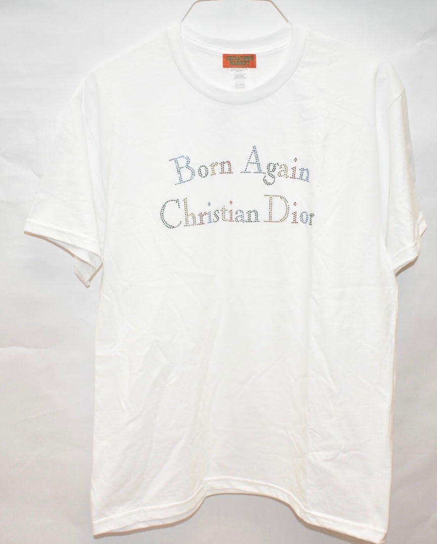 Chinatown Market Born Again Christian Dior White T-Shirt